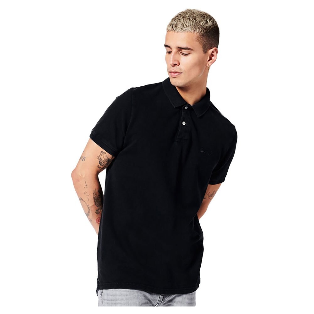 

Поло Superdry Vint Destroy, черный