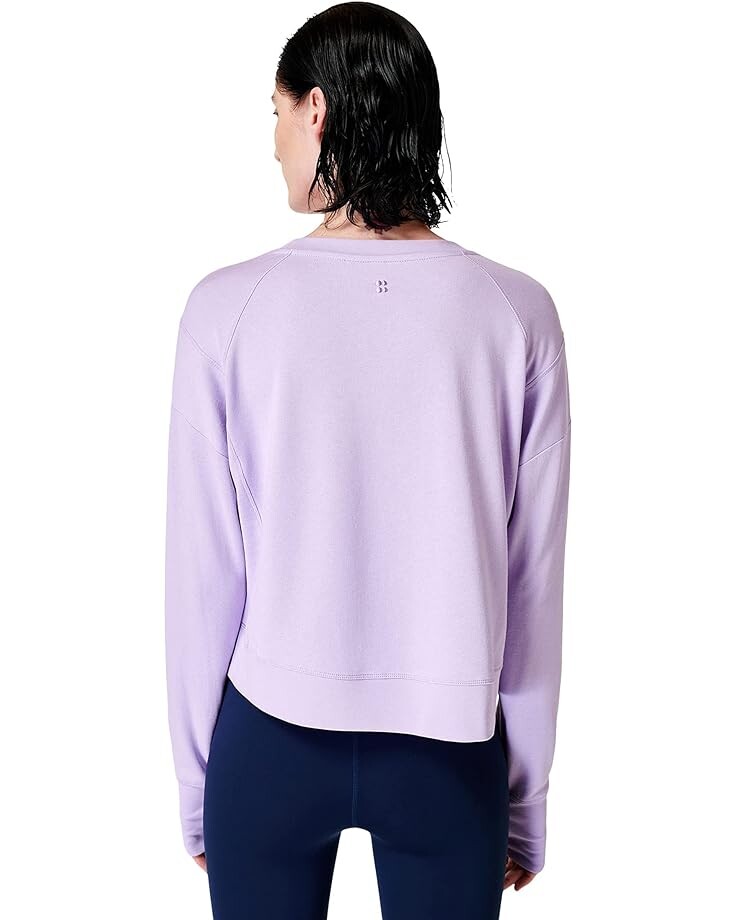 

Толстовка Sweaty Betty After Class Crop Sweatshirt, цвет Prism Purple