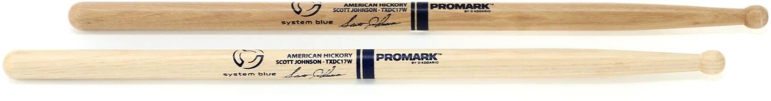 

Маршевые барабанные палочки Promark Scott Johnson Signature - Натуральный гикори