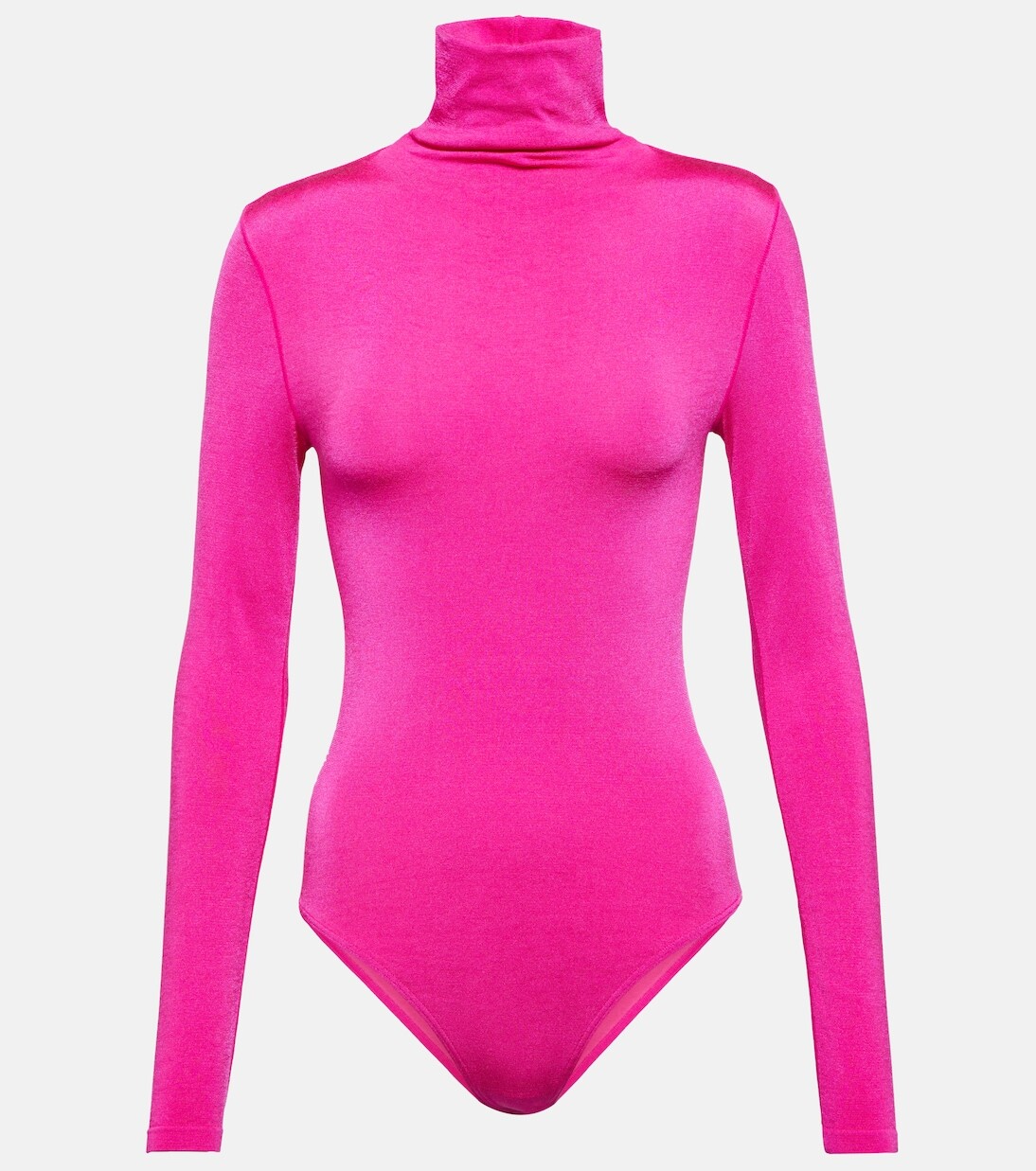 

Боди с воротником-водолазкой Wolford, розовый