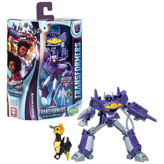 

Hasbro, фигурка Transformers EARTHSPARK TERRAN DELUXE SHOCKWAVE