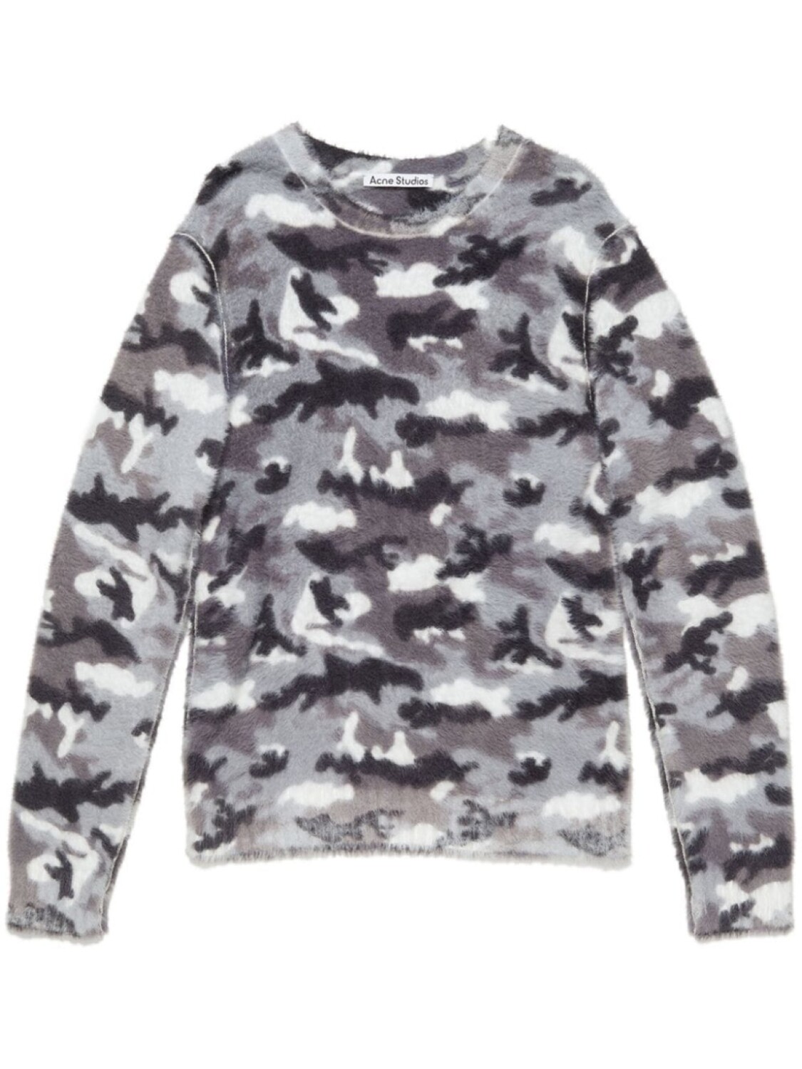 

Acne Studios джемпер с принтом, серый