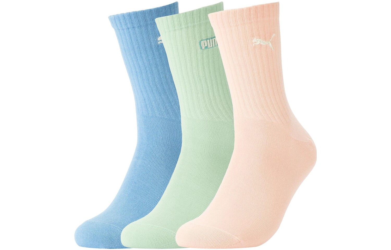 

Носки унисекс до середины икры Puma, цвет 3 pairs (light pink)