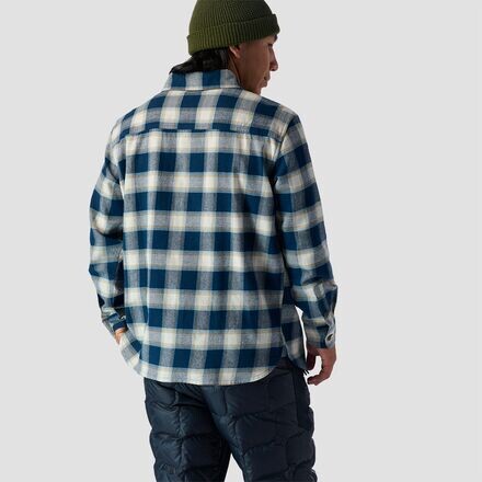 

Фланелевой пуловер – мужской Stoic, цвет Blue/White Plaid