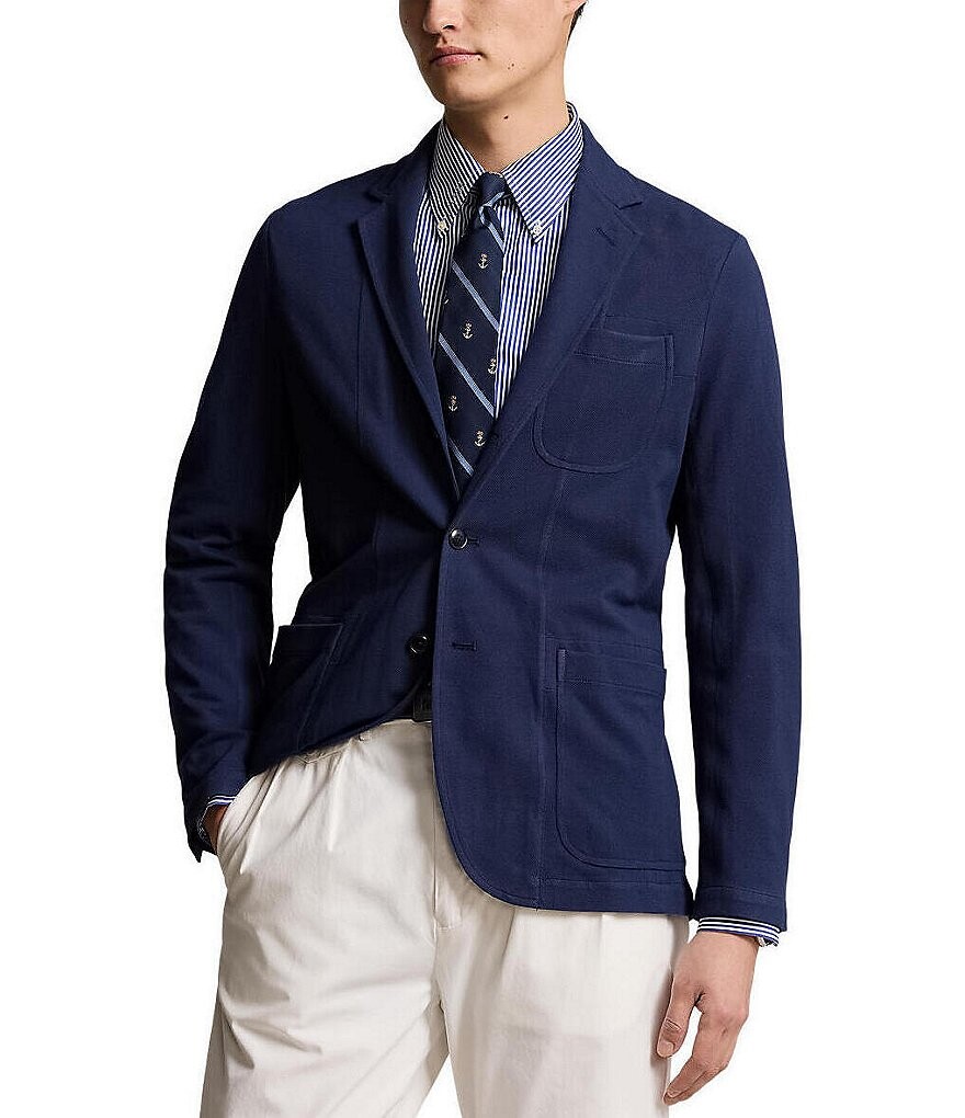 

Блейзер современного кроя Polo Ralph Lauren, синий