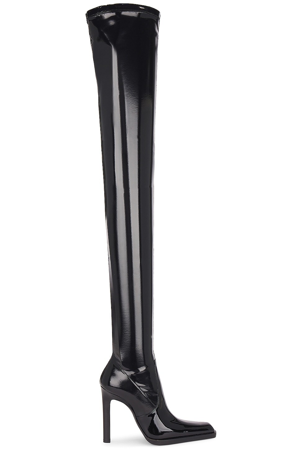 

Ботинки Saint Laurent Nina Over The Knee, нуар