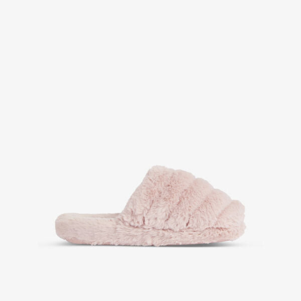 

Тапочки-мюли Lopsey из искусственного меха Ted Baker, розовый