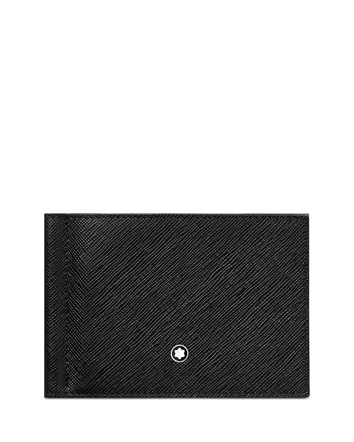 Кожаный бумажник с зажимом для денег в два сложения Sartorial Montblanc montblanc бумажник