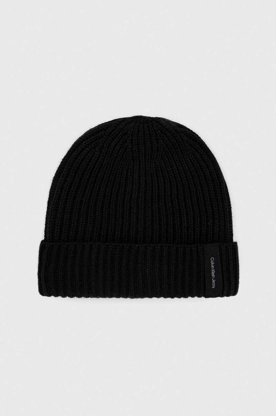 

Шапка из смесовой шерсти Calvin Klein Jeans, черный