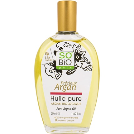 So'Bio Etic Pure 100% органическое аргановое масло 50 мл, So Bio Etic so bio etic смягчающий бальзам ополаскиватель для волос 200 мл