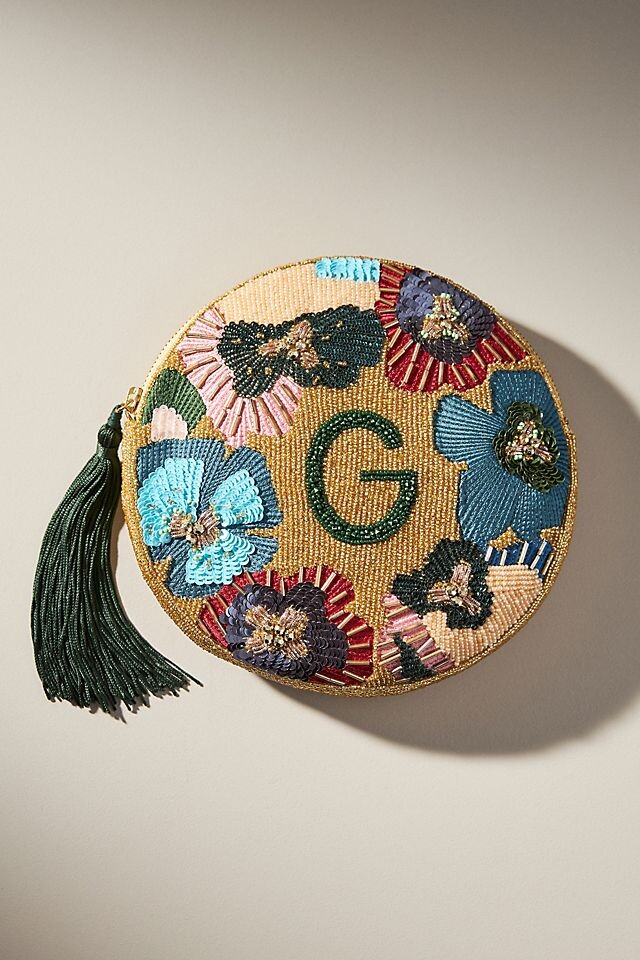 

Клатч с монограммой Holiday Anthropologie, цвет g