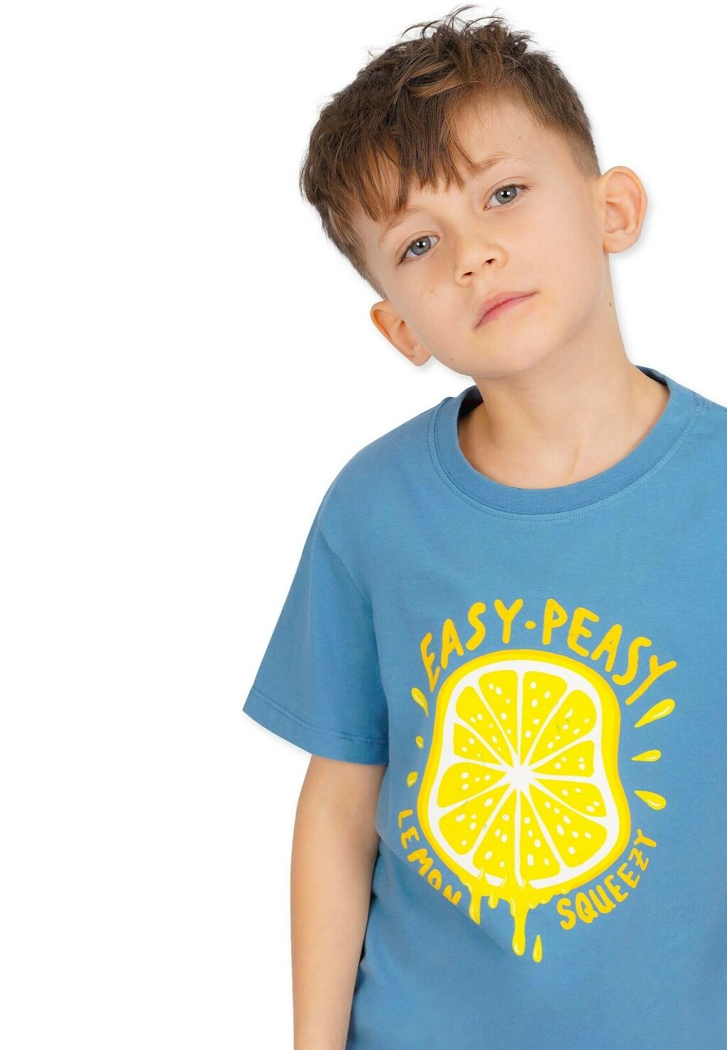 

Футболка с принтом LEMON Band Of Rascals, цвет aegean blue