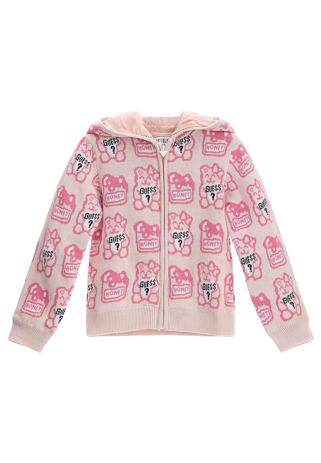 Кардиган JACQUARD Guess, цвет mehrfarbe rose кроссовки guess runner luchia logo peony mehrfarbe rose