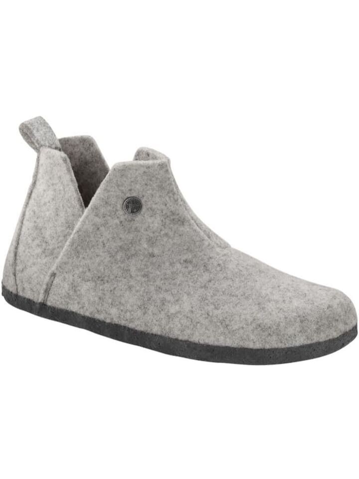 

Тапочки Birkenstock Andermatt Shearling, цвет light gray