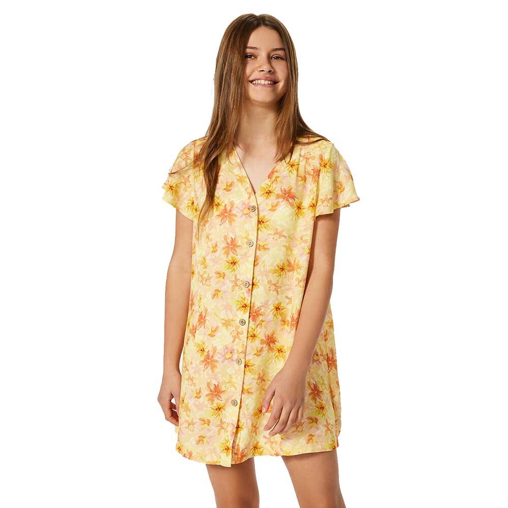 

Платье с коротким рукавом Rip Curl Summer Rain, желтый