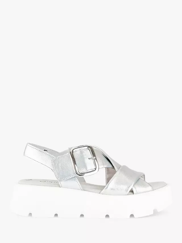 

Сандалии Gabor Daphne Flatform, серебряный