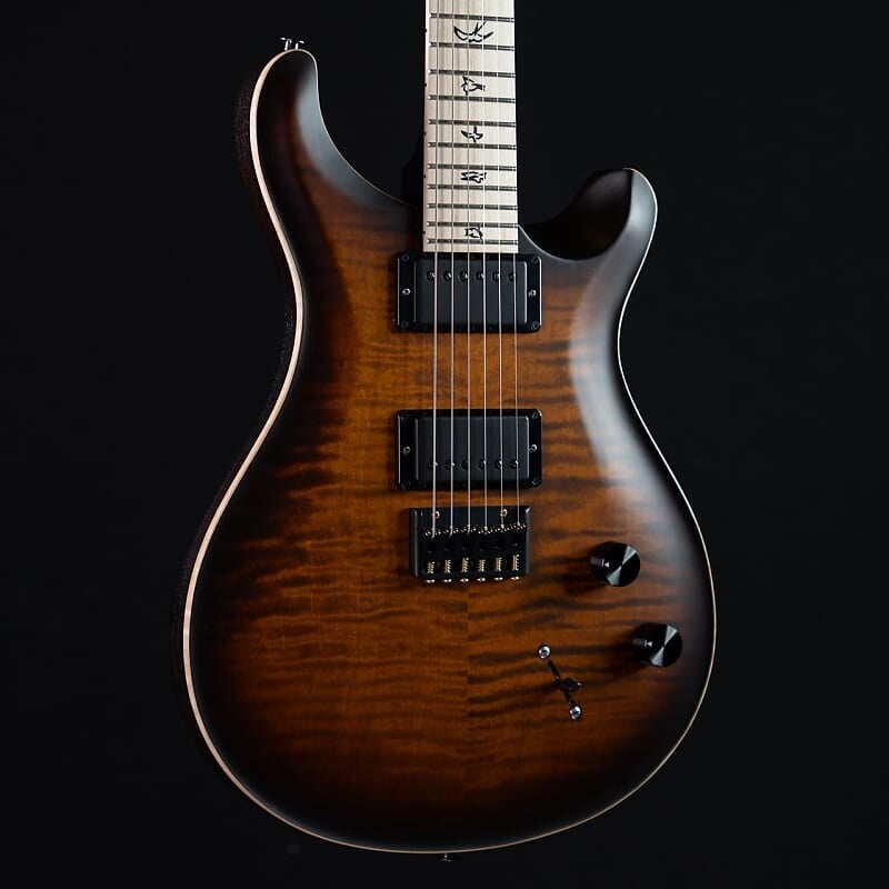 

Электрогитара PRS Dustie Waring Limited Edition Hardtail - Burnt Amber Smokeburst #6137