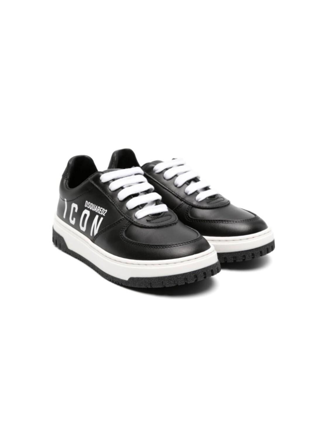 

Dsquared2 кроссовки с принтом Icon, черный