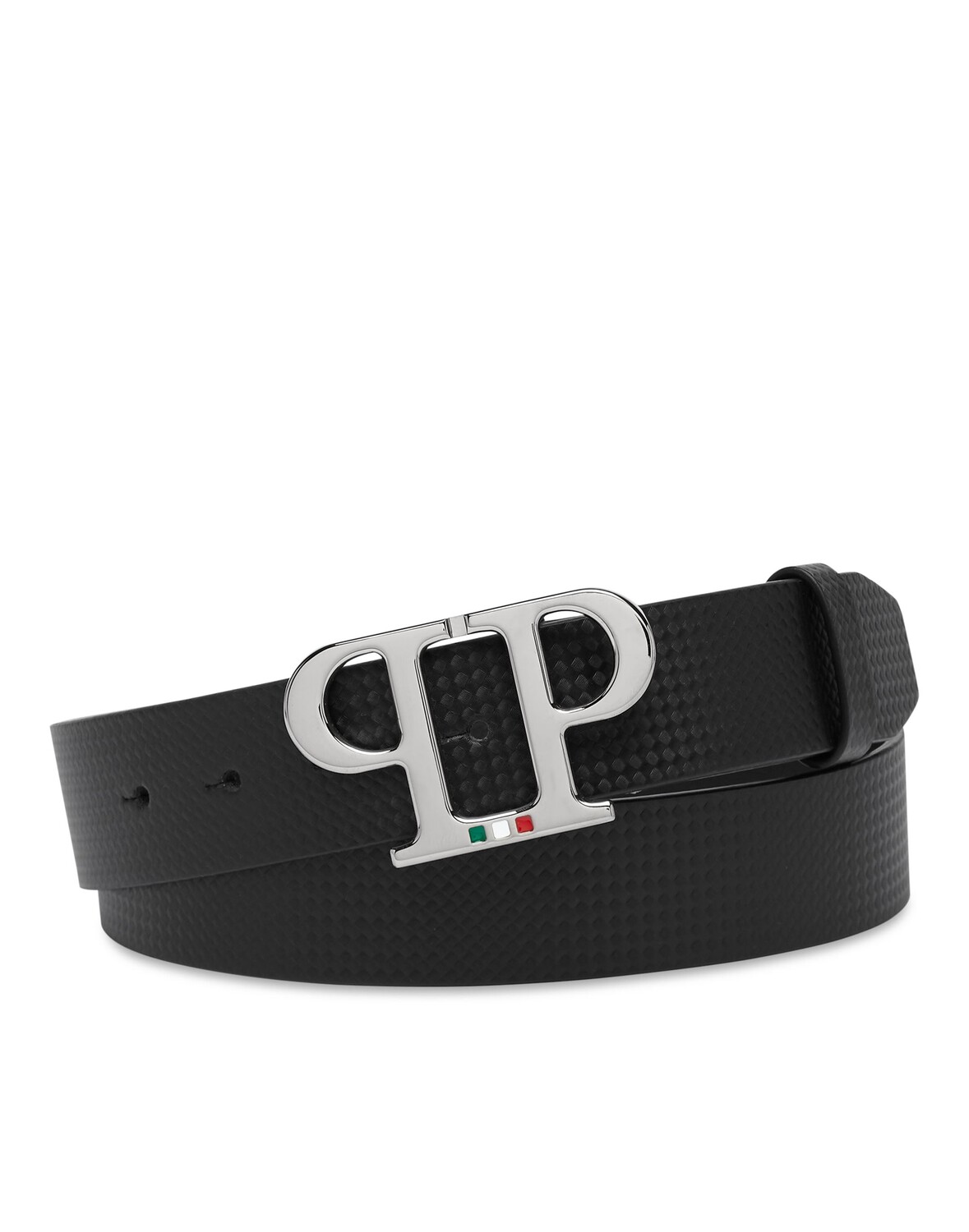 

Кожаный ремень Базовый Philipp Plein, цвет Black/Nickel