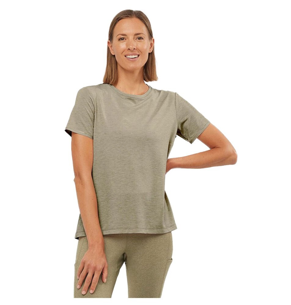 

Футболка Salomon Sntial Tencel, зеленый
