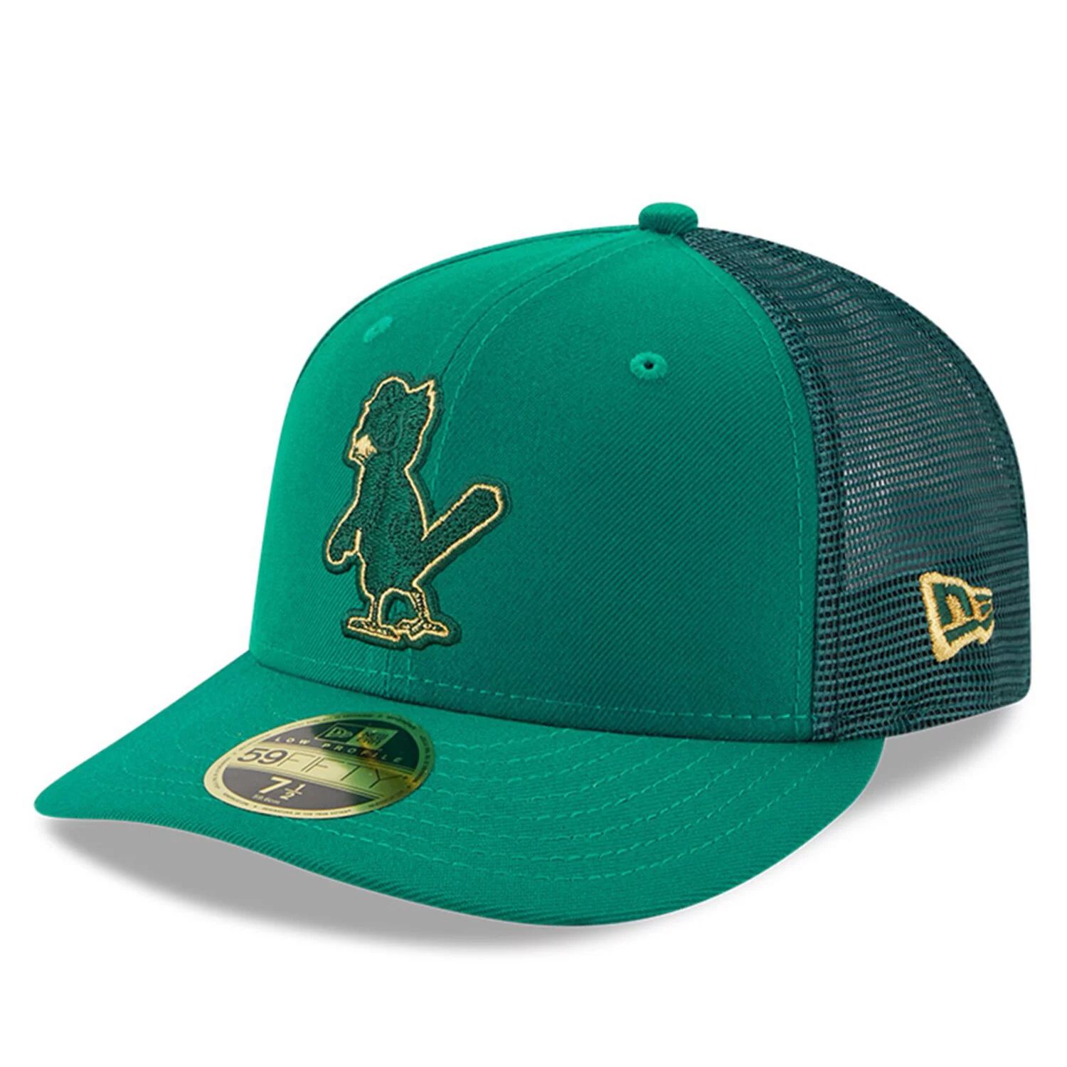 

Мужская шляпа New Era Kelly Green St. Louis Cardinals 2023 ко Дню Святого Патрика, низкопрофильная 59FIFTY, приталенная шляпа