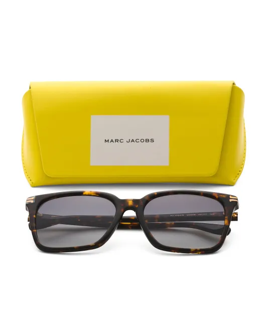 

Квадратные солнцезащитные очки 55 мм Marc Jacobs, цвет Havana