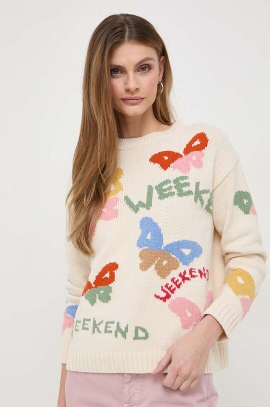 

Свитер Weekend Max Mara, бежевый