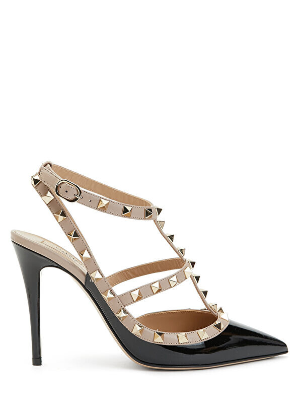 

Кожаные туфли на высоком каблуке Rockstud Valentino Garavani, черный