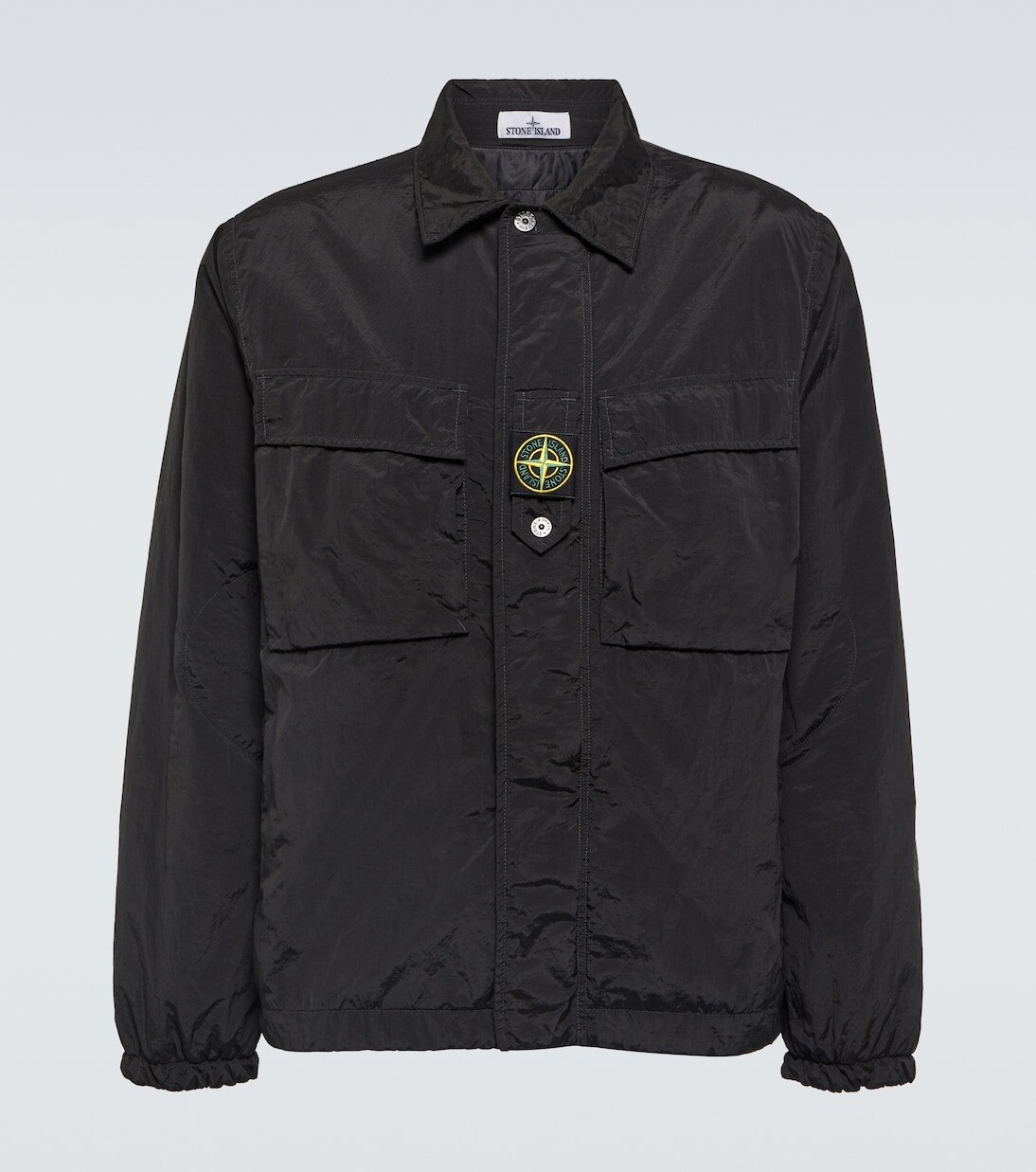 

Утепленная куртка-блузон из технического материала Stone Island, черный