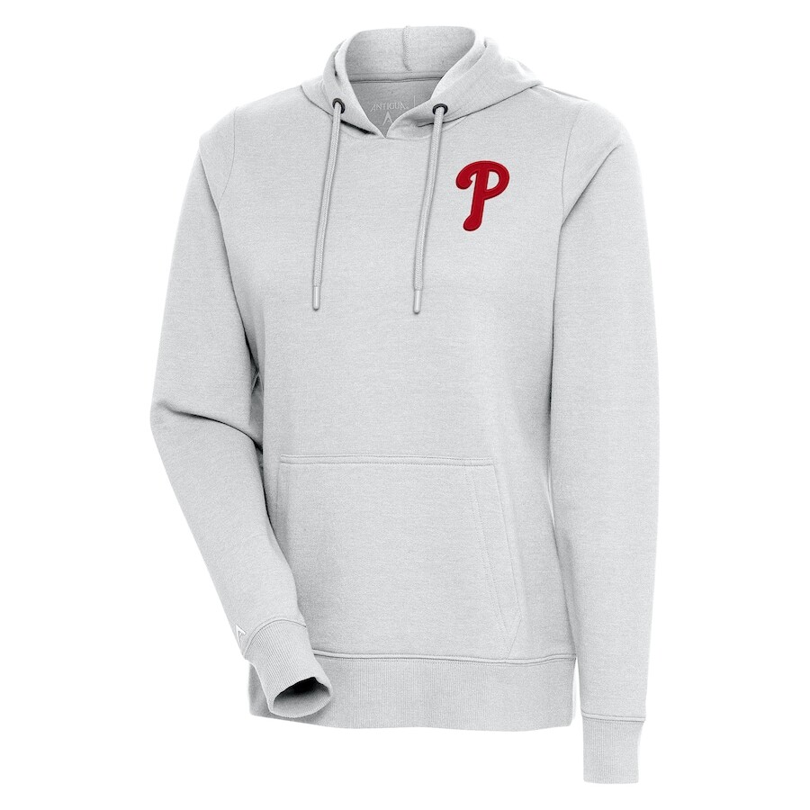 

Пуловер с капюшоном Antigua Philadelphia Phillies, серый