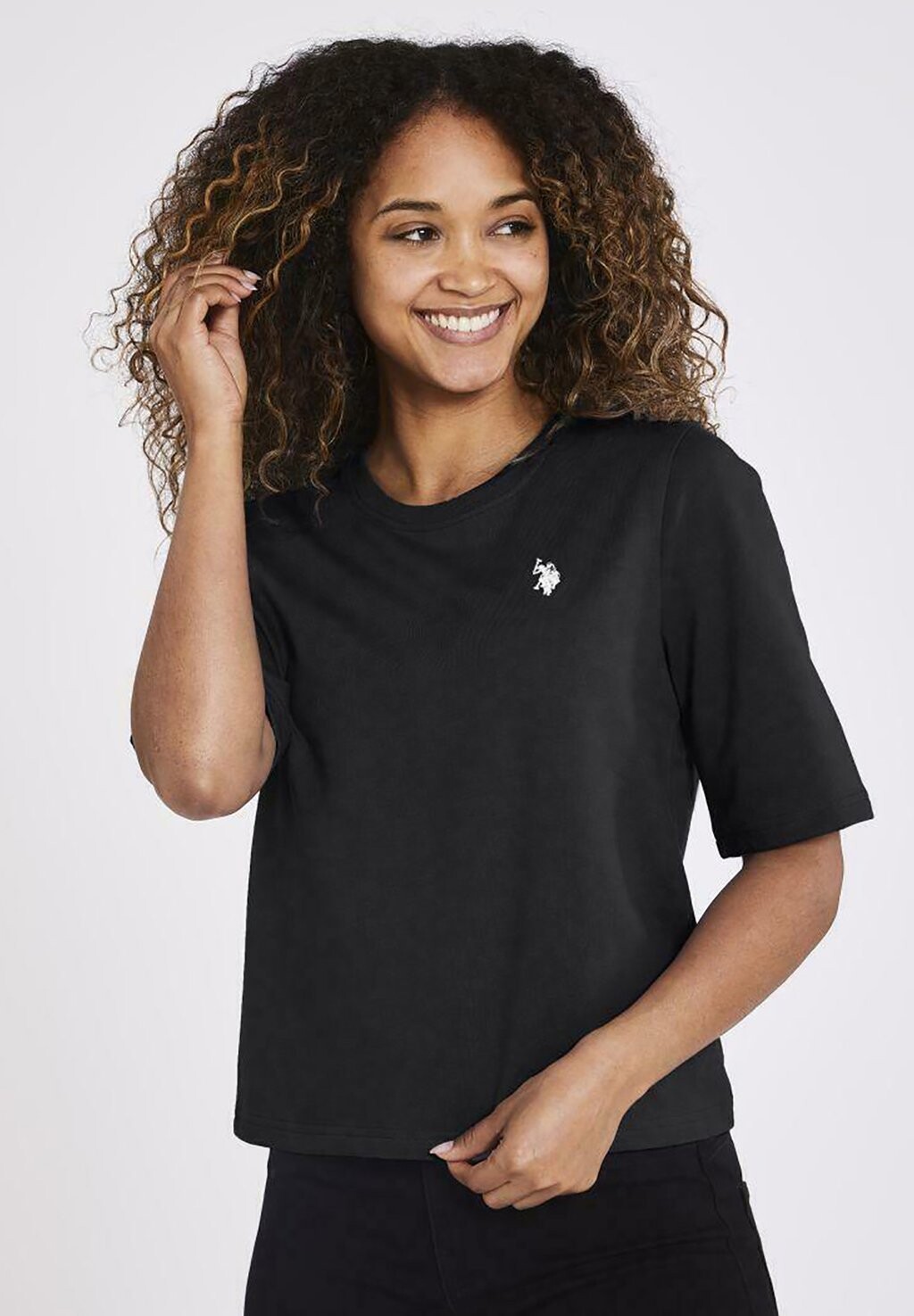 

Базовая футболка U.S. Polo Assn., Черный