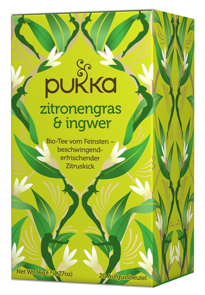 

Pukka Herbs Органическая смесь чая с лемонграссом и имбирем, 36 г