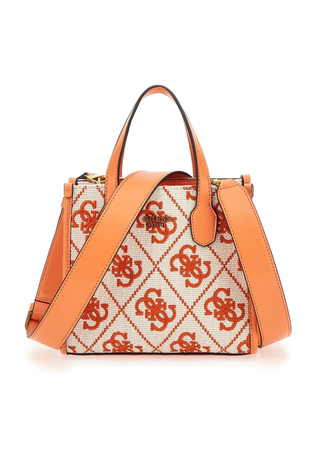 

Сумка Guess Silvana 4G Logo Mini, оранжевый