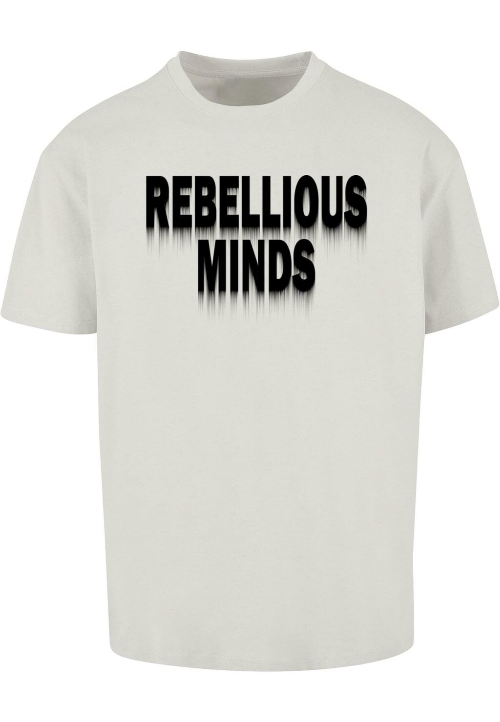 

Футболка с принтом REBELLIOUS MINDS HEAVY Merchcode, антрацит