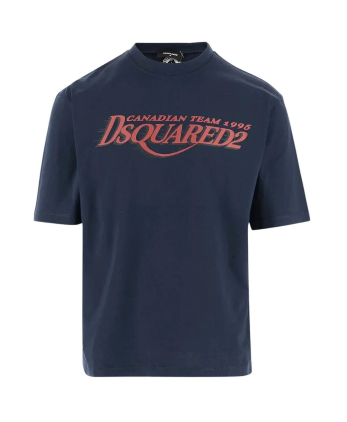 

Футболка поло SS24 Dsquared2, синий
