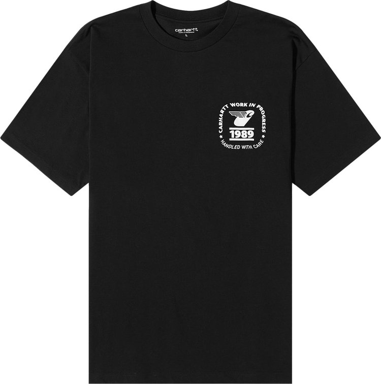 

Футболка Carhartt WIP Short-Sleeve Stamp State 'Black', черный