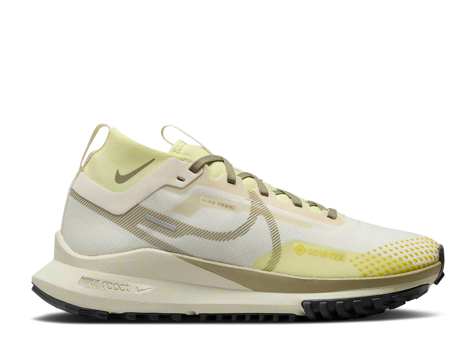 

Кроссовки Nike Wmns React Pegasus Trail 4 Gore-Tex 'Pale Ivory Neutral Olive', кремовый, Бежевый