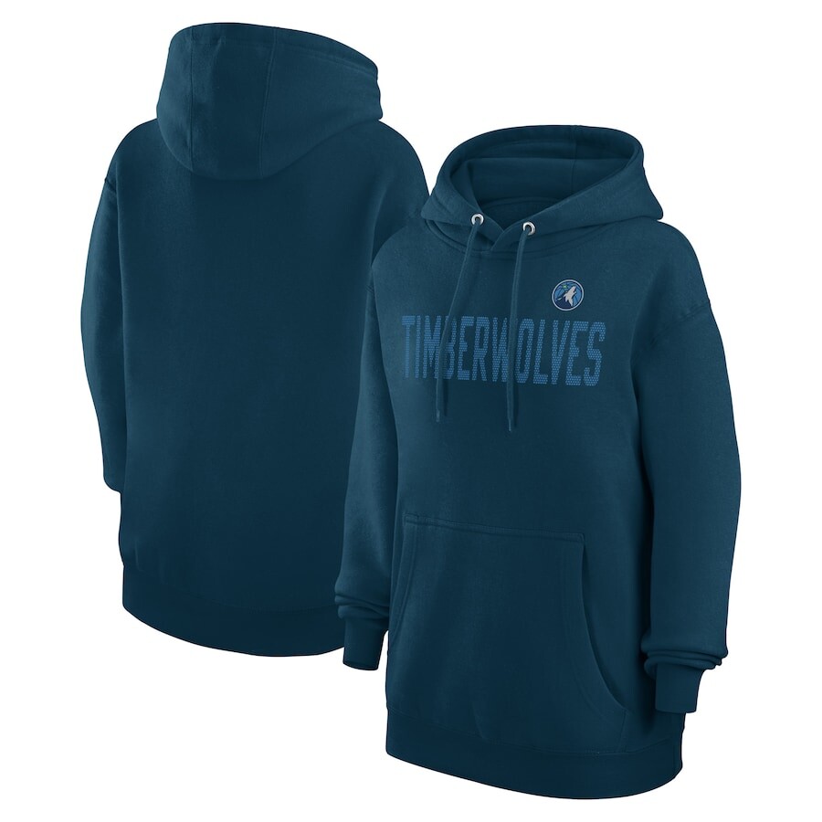 

Пуловер с капюшоном G-III 4Her by Carl Banks Minnesota Timberwolves, нави