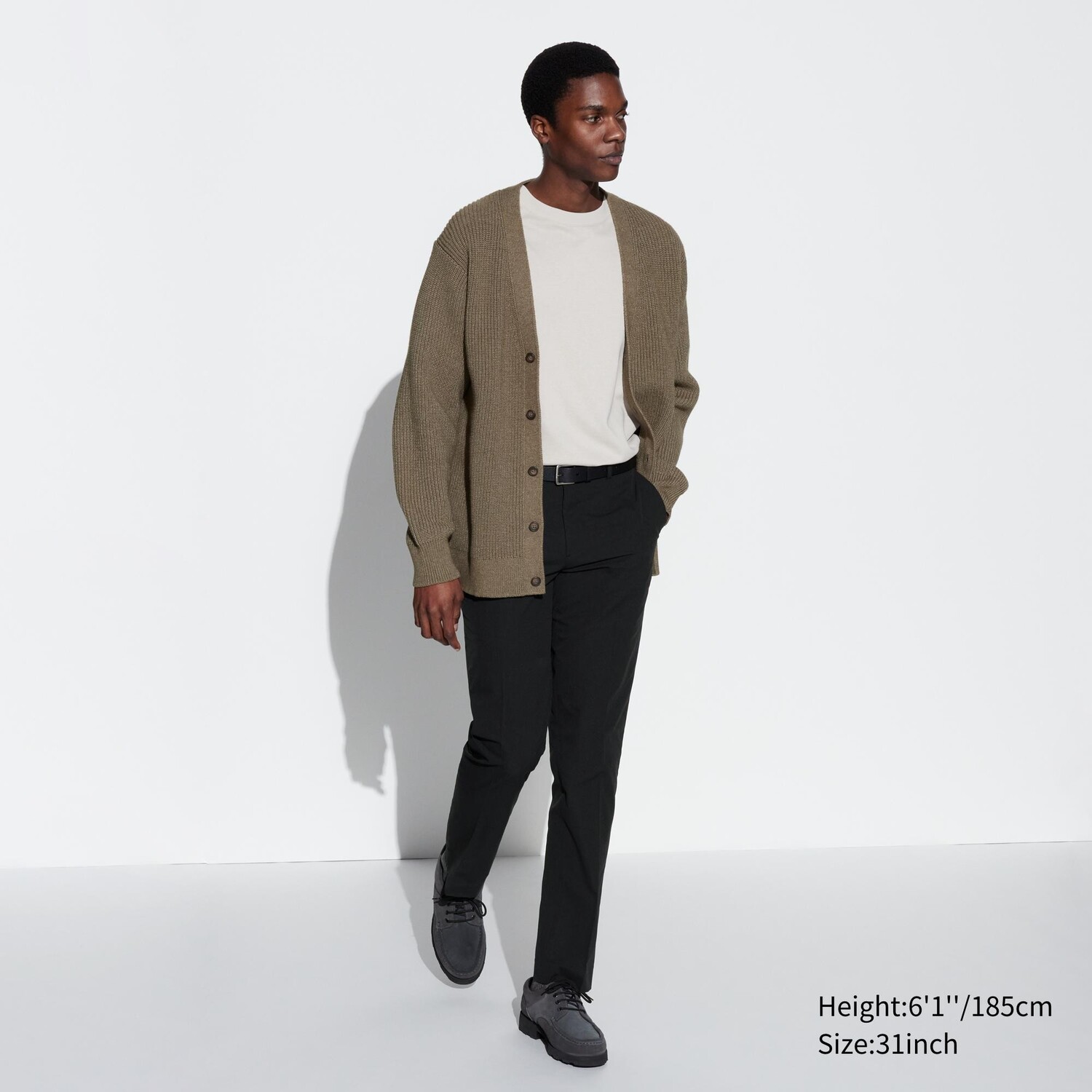 

Брюки airsense (эффект хлопка) UNIQLO, черный