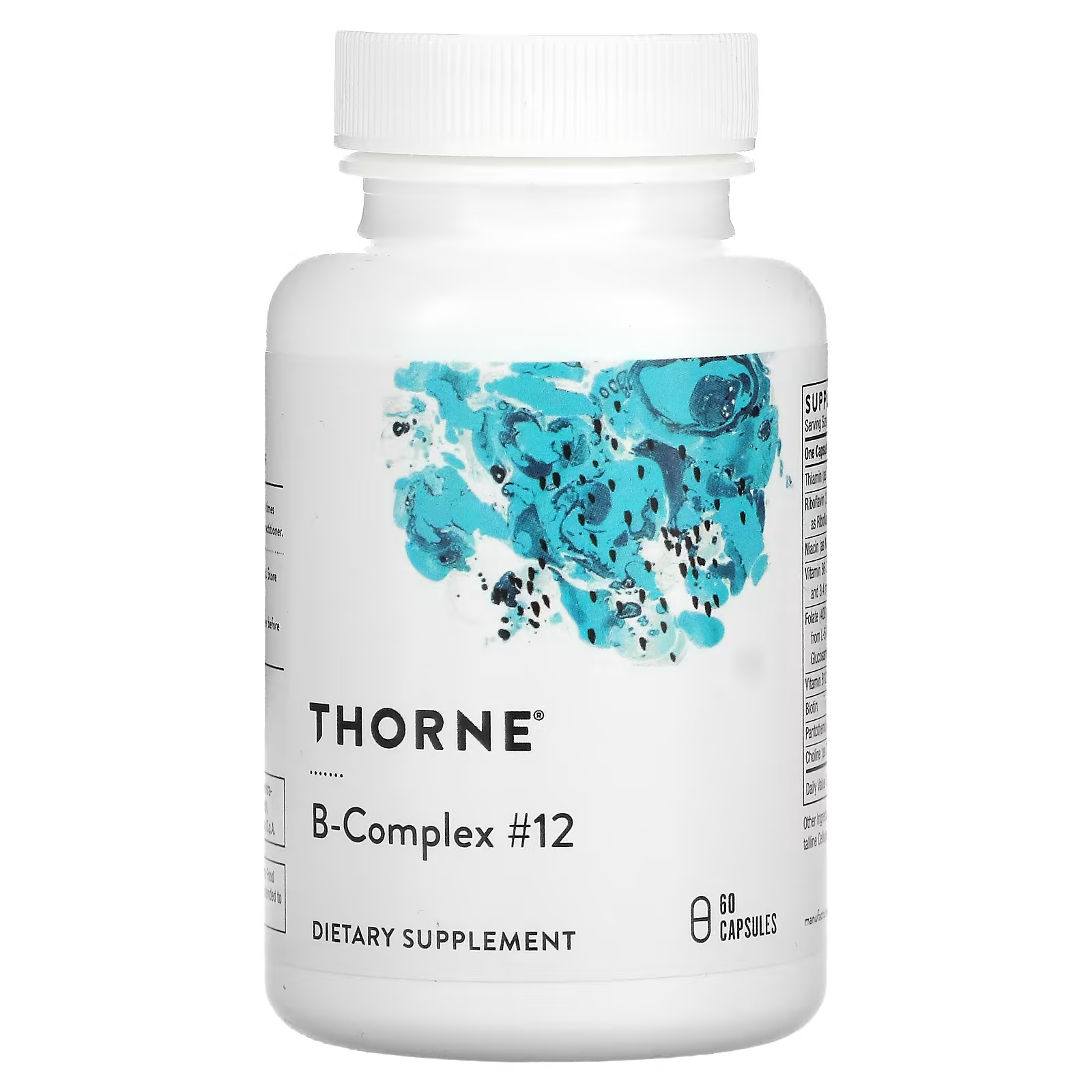 Thorne B-комплекс №12 60 капсул стресс b комплекс 60 капсул thorne