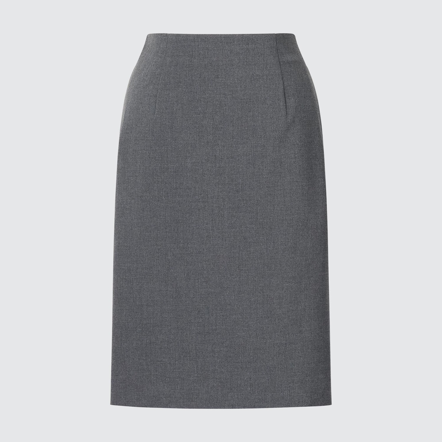 

Юбка облегающая Uniqlo короткая,серый
