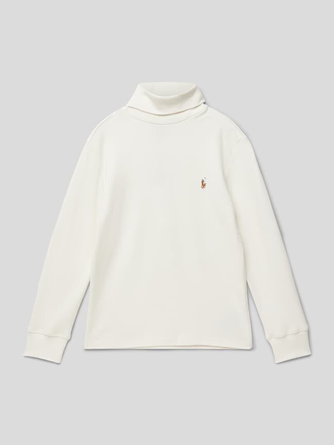 

Толстовка с воротником-водолазкой Polo Ralph Lauren, молочный