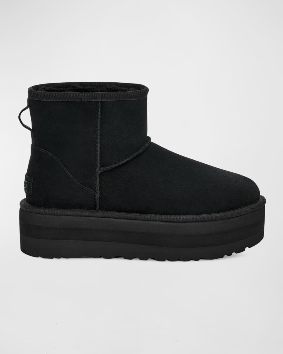 

Угги Classic Mini на платформе UGG, черный