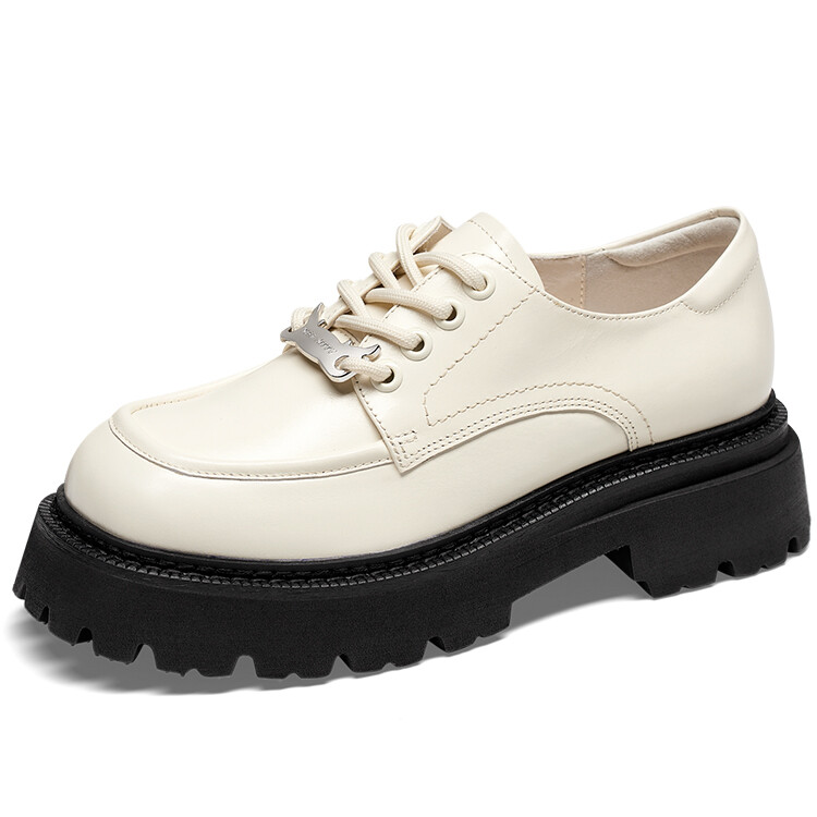 

Туфли женские повседневные Women's Casual Shoes Women's Kiss Kitty, цвет Black oil-faced cow leather