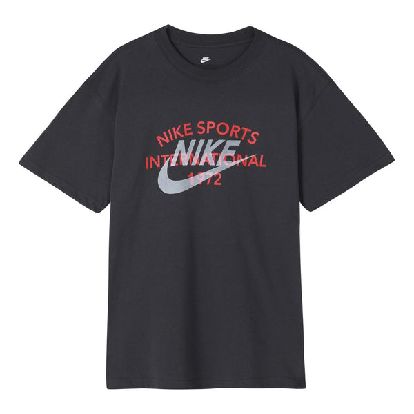 Футболка Men's Nike Sportswear Circa Hybird S/S Tee Logo Printing Round Neck Short Sleeve Gray, мультиколор
