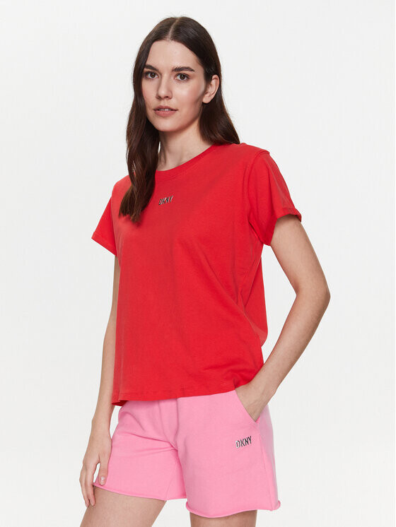 

Футболка классического кроя Dkny Sport, красный