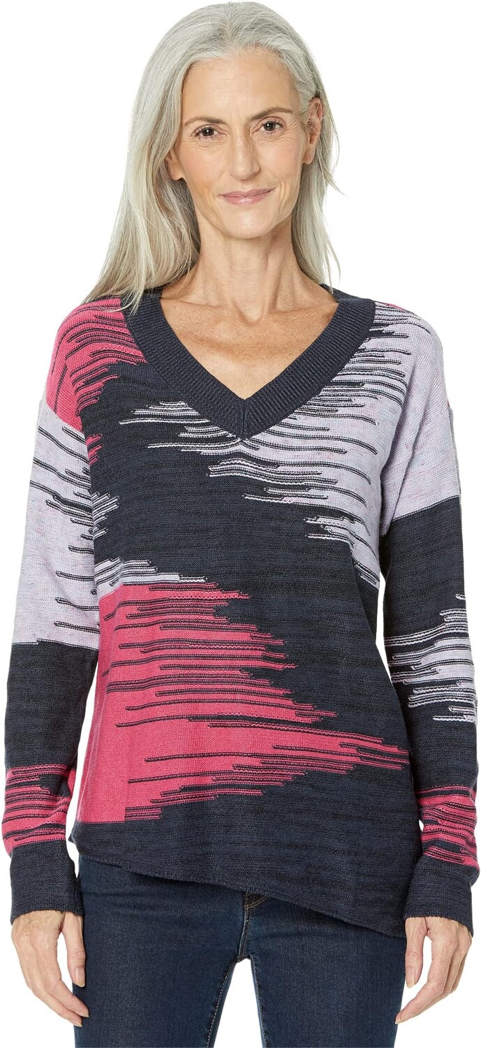 

Свитер Vivid Vibes NIC+ZOE, цвет Indigo Multi