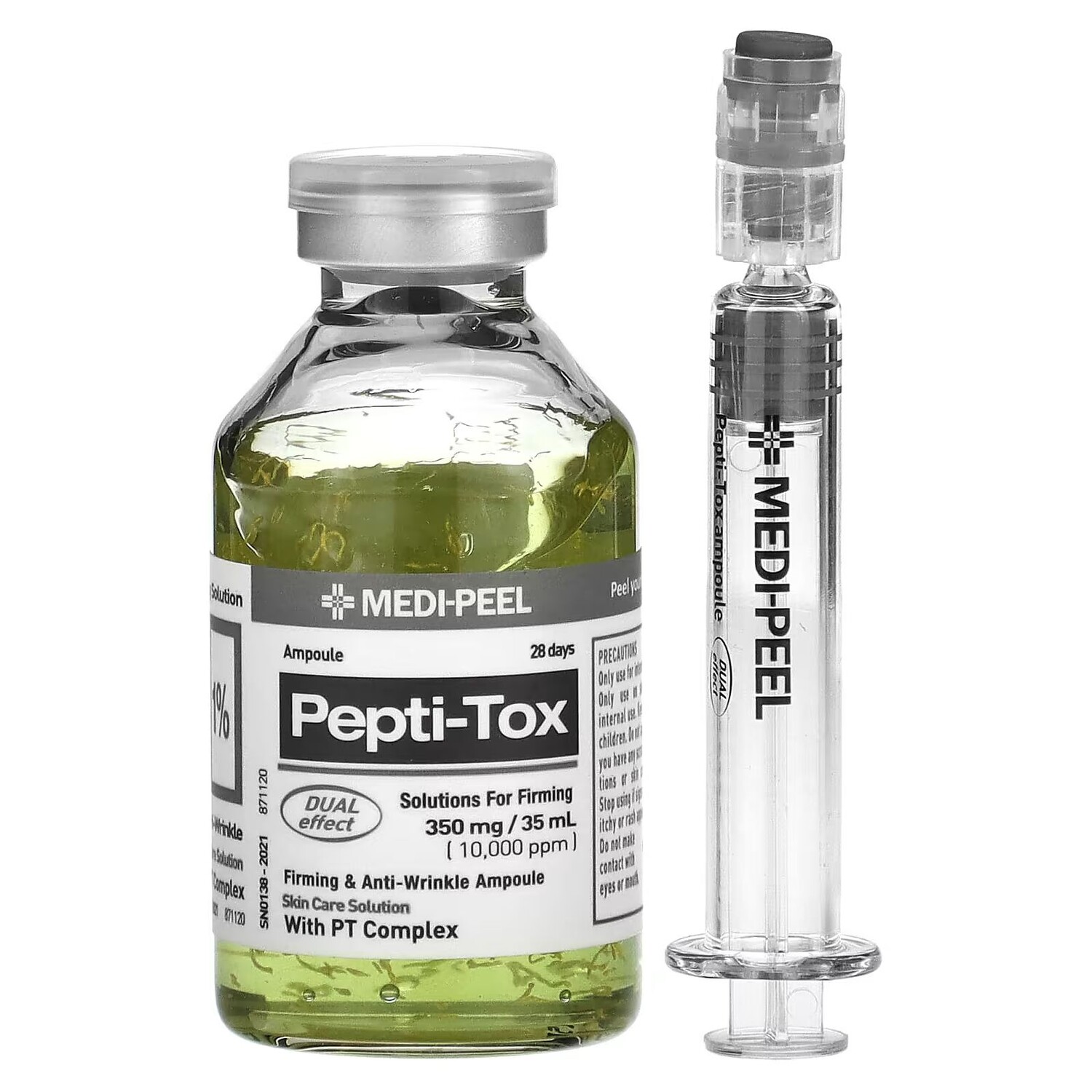 

Pepti-Tox, укрепляющая ампула с частицами коллагена, 1,18 жидких унций (35 мл) Medi-Peel