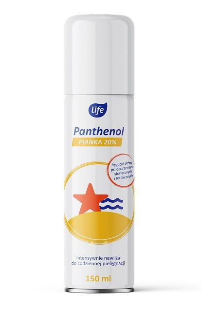 Пена для тела Life Panthenol 20% Pianka, 150 мл аэрозоль для тела femegyl panthenol 150 мл
