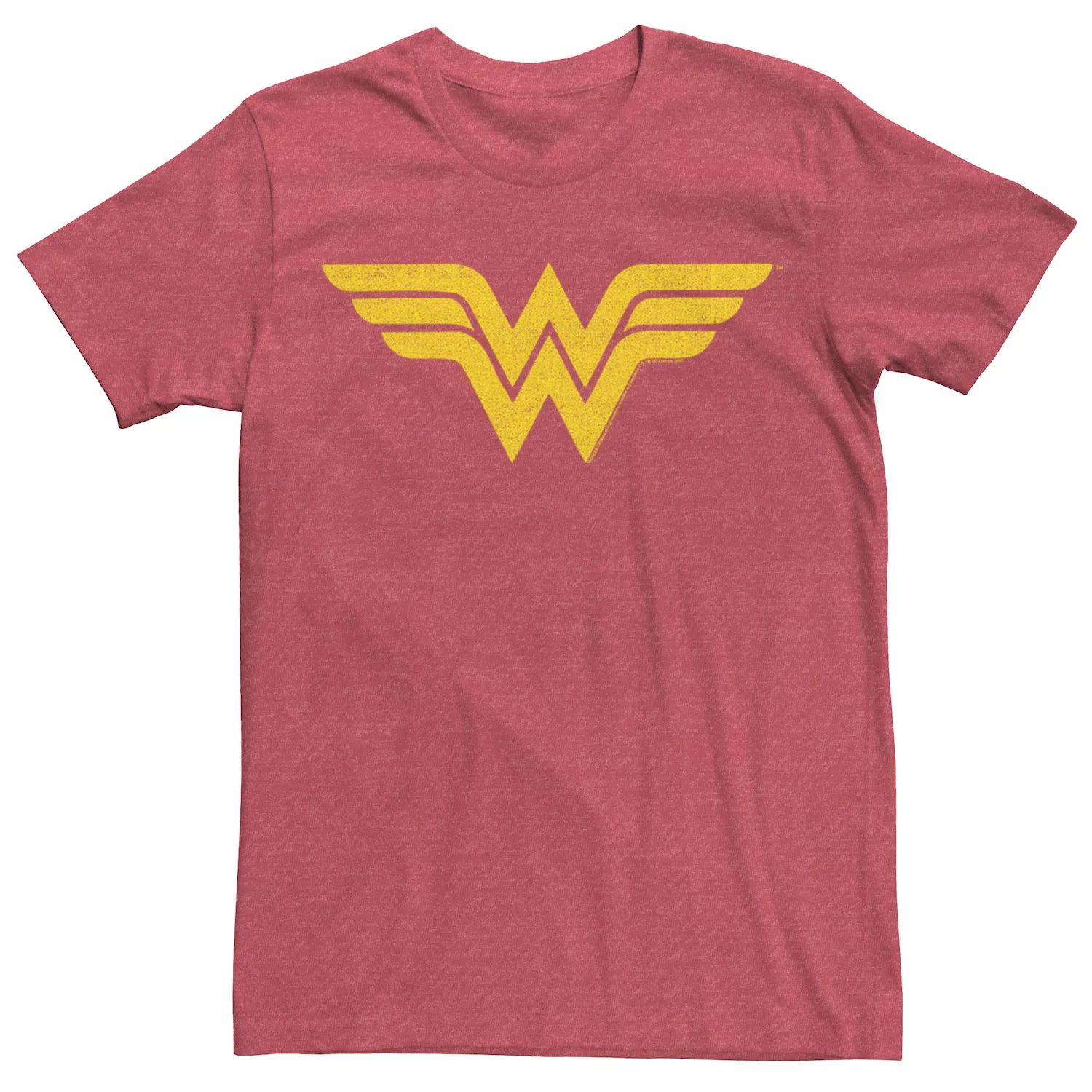 Мужская классическая футболка с логотипом Wonder Woman DC Comics